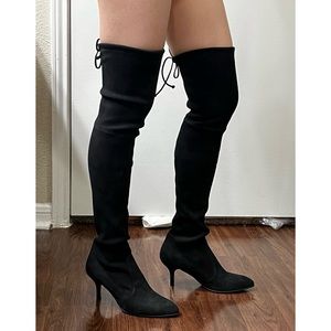 New Stuard Weitzman Tie Model over the knee heeled boots